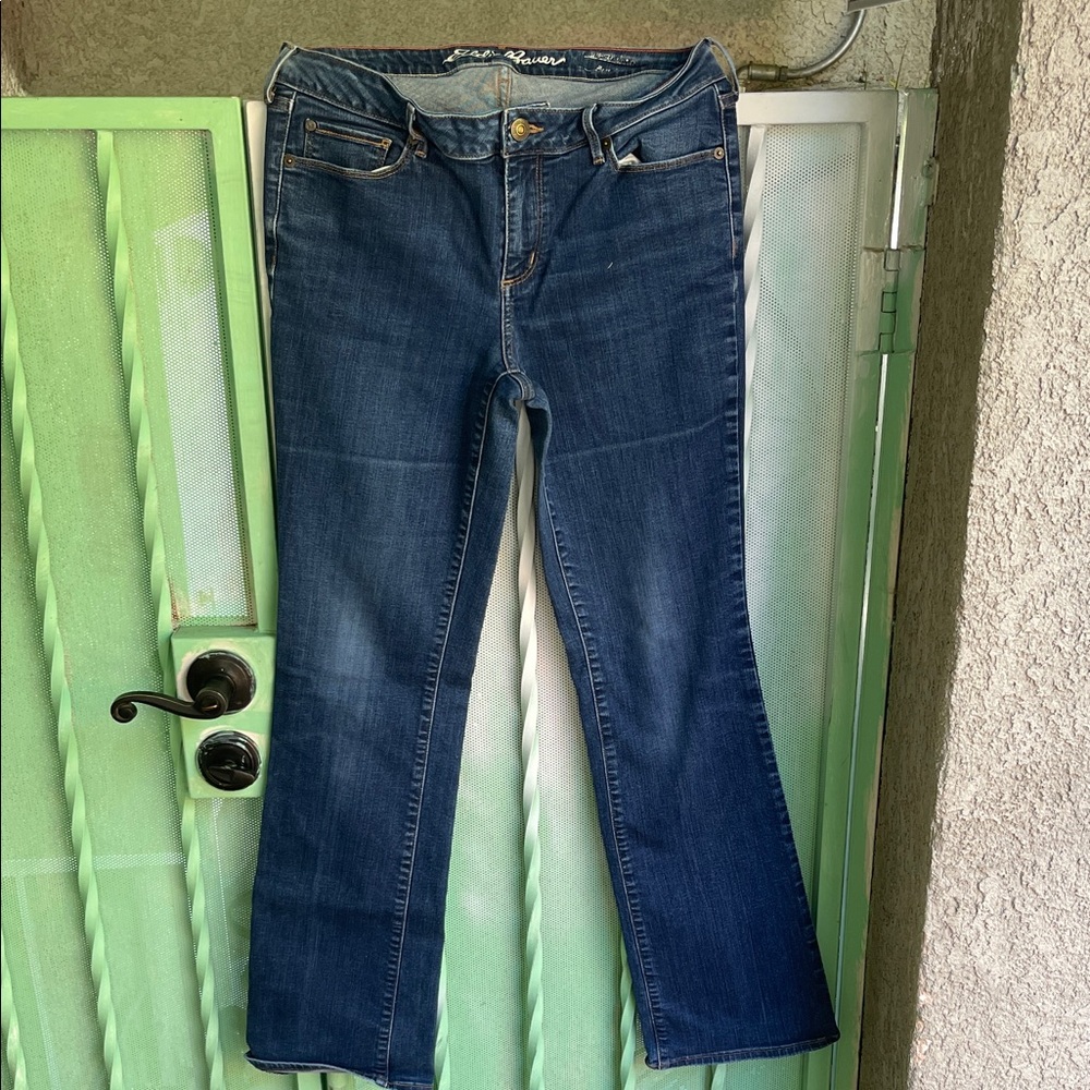 Eddie Bauer Dark Blue Boot Cut Jeans